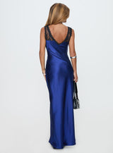 Voila Lace Maxi Dress Navy / Black