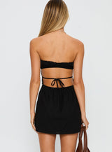 Luvstruck Strapless Mini Dress Black