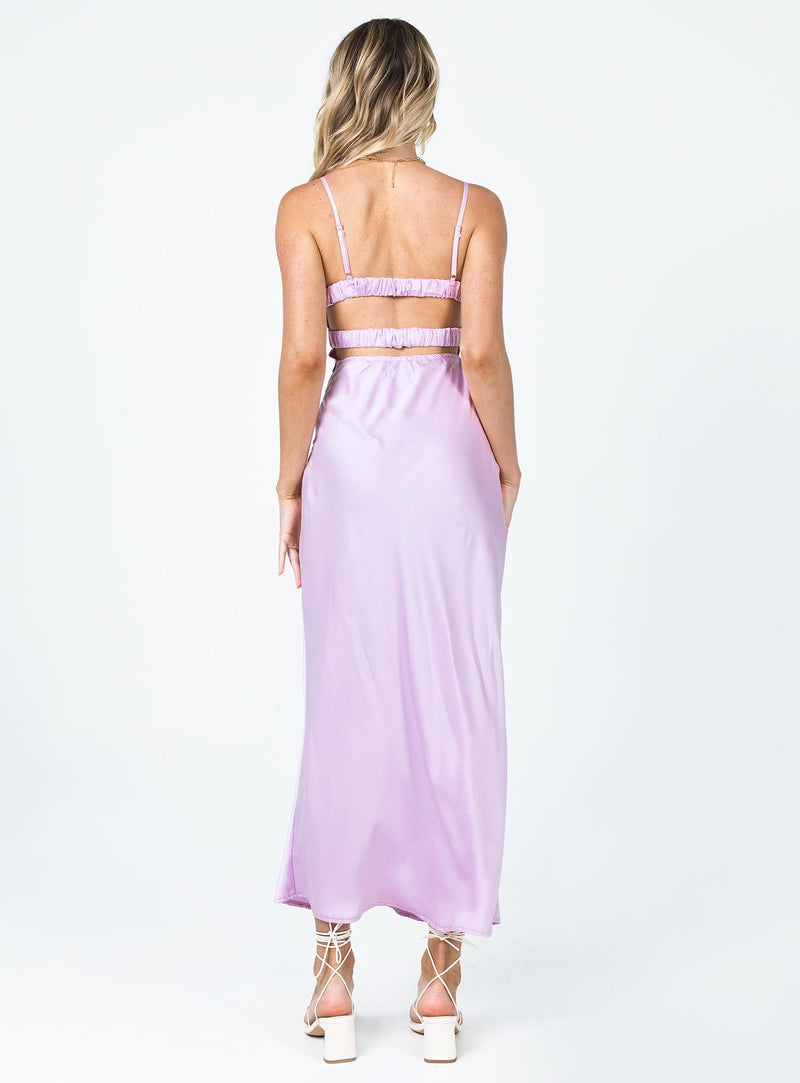 Lillie Midi Dress Purple