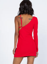 Xavier Mini Dress Red