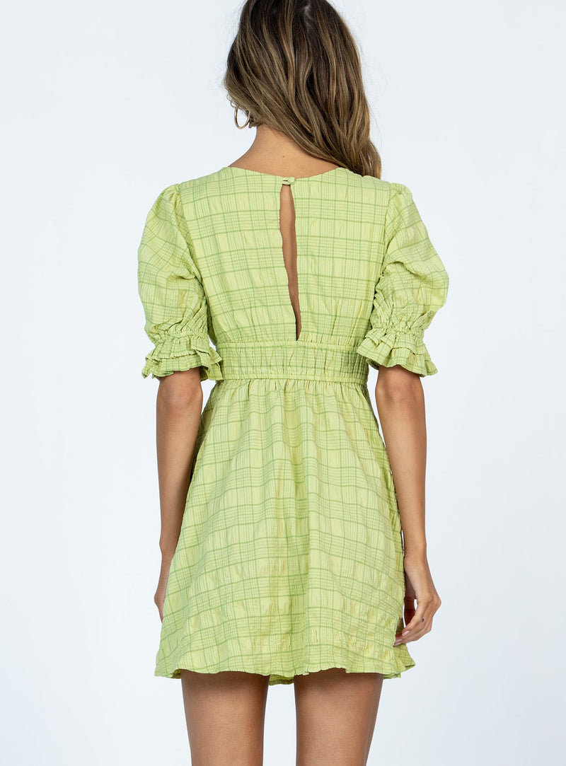 Chances Mini Dress Green
