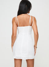 Zenaida Mini Dress White