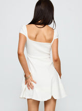 Infinite Wonders Mini Dress White