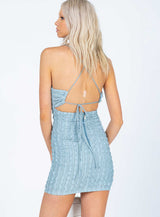 Brooke Mini Dress Blue