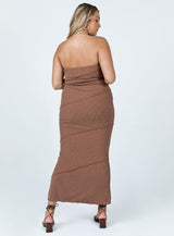 Oscar Midi Dress Brown