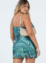 Rosey Mini Dress Green