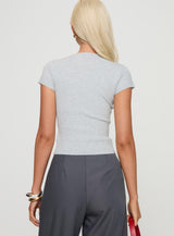 Suzu Knit Top Grey