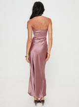 Yannick Strapless Maxi Dress Mocha