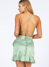 Darian Mini Dress Green