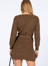 Phenix Mini Dress Brown