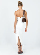 Maira Midi Dress White