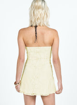 Barlo Strapless Mini Dress Cream