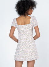 Hastings Mini Dress White Floral