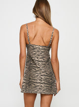 Arwen Denim Mini Dress Tiger