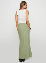 Giulia Knit Top White