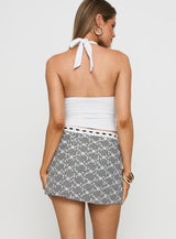 Gnocchi Mini Skirt Black