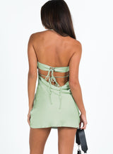 Take Me Back Mini Dress Sage