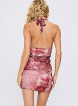 Sunlit Glow Halter Set Pink Multi