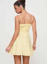 Xantha Mini Dress Yellow