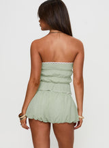 Short And Sweet Shorts Green Check