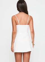 Jaye Mini Dress White Broderie