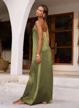 Apple Cider Maxi Dress Olive
