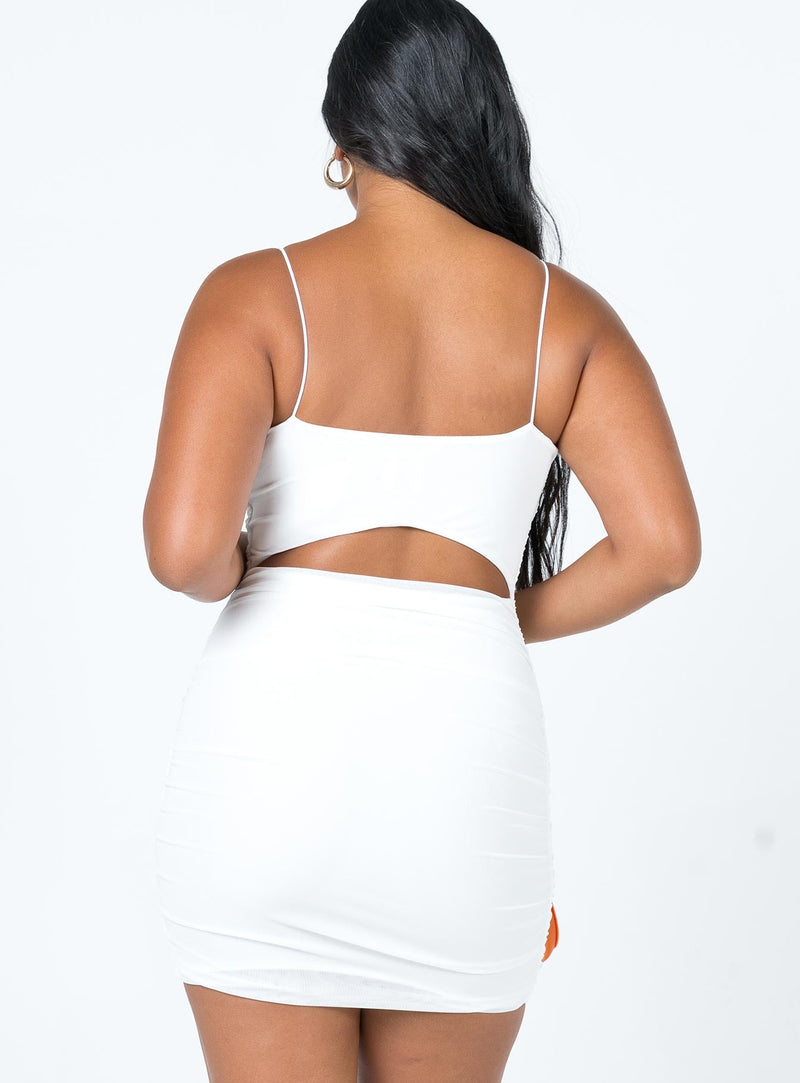 Holloway Wishes Mini Dress White