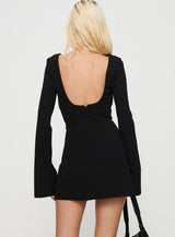 Carters Long Sleeve Mini Dress Black