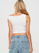 Karre Off The Shoulder Top White