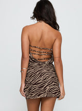 Wildling Strapless Mini Dress Multi