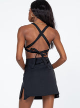 Kaela Mini Dress Black