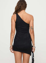 Toomba Lace Mini Dress Black