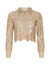 Seychelle Cropped Lace Blouse
