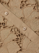 Seychelle Cropped Lace Blouse
