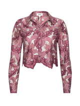 Akemi Cropped Lace Blouse