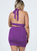 Peyton Mini Dress Purple