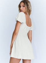 Madelyn Mini Dress Beige