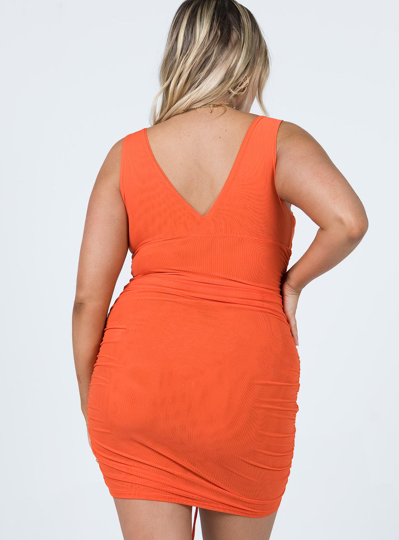 Avari Mini Dress Orange