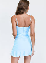 Kiribati Mini Dress Blue