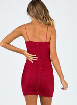 Tara Mini Dress Red Lower Impact