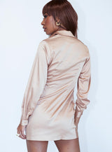 Zena Mini Dress Champagne
