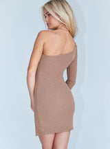 Asher Mini Dress Brown