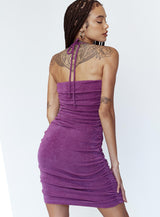 Evelyn Mini Dress Purple