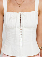 Modern Girl Top White