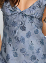 Age Of Innocence Mini Dress Blue Multi