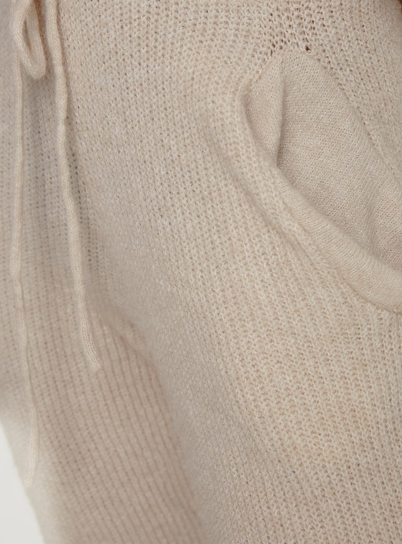 Abrams Rib Knit Pant Beige