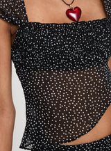 District Top Onyx Polka