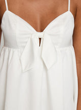 Wilmina Mini Dress White