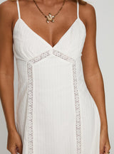 Waterlily Mini Dress White