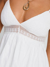 Bodee Mini Dress White